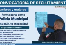 Reclutamiento policial en Tepeyanco, Tlaxcala: Forma parte de la policía municipal con estos requisitos y documentos