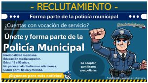 Reclutamiento policial en Tlaxcala, en el municipio de San Lorenzo Axocomanitla ¡Estos son los requisitos para exmilitares y expolicías con baja voluntaria!