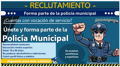 Reclutamiento policial en Tlaxcala, en el municipio de San Lorenzo Axocomanitla ¡Estos son los requisitos para exmilitares y expolicías con baja voluntaria!