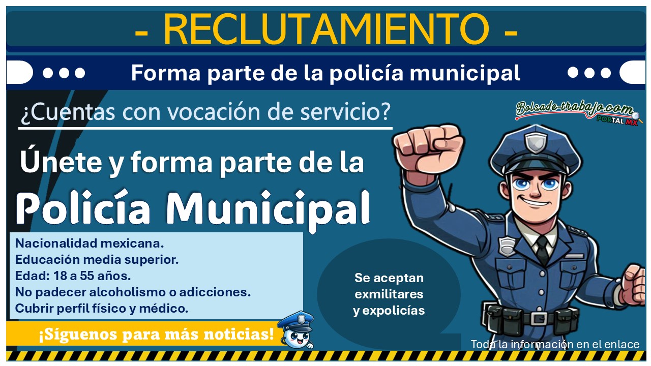 Reclutamiento policial en Tlaxcala, en el municipio de San Lorenzo Axocomanitla ¡Estos son los requisitos para exmilitares y expolicías con baja voluntaria! 1 Reclutamiento policial en Tlaxcala, en el municipio de San Lorenzo Axocomanitla ¡Estos son los requisitos para exmilitares y expolicías con baja voluntaria!
