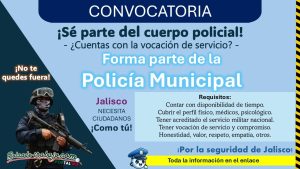 Reclutamiento policial en el municipio de Teocuitatlán, Jalisco: ¡Estos son los requisitos para formar parte de la policía municipal!