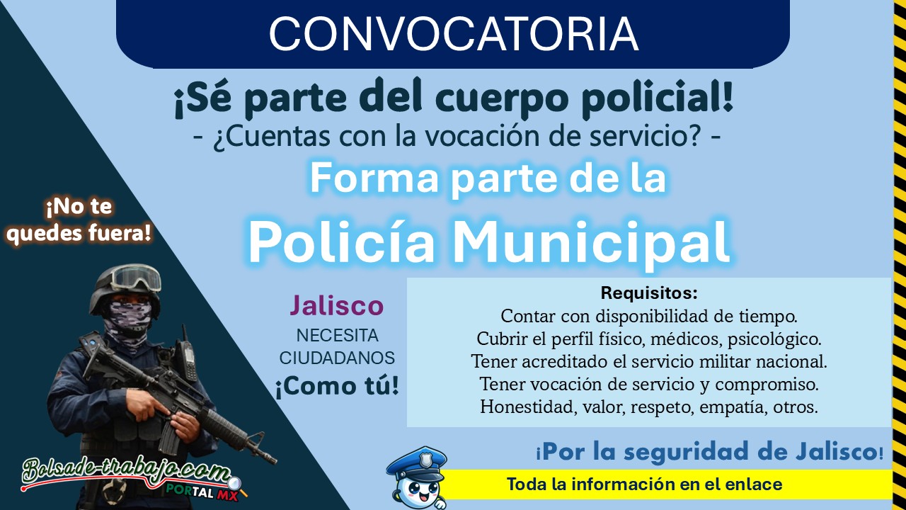 Reclutamiento policial en el municipio de Teocuitatlán, Jalisco: ¡Estos son los requisitos para formar parte de la policía municipal! 1 Reclutamiento policial en el municipio de Teocuitatlán, Jalisco: ¡Estos son los requisitos para formar parte de la policía municipal!