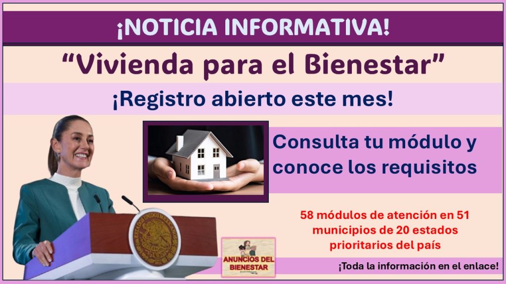 Registro Vivienda para el Bienestar CONAVI: Consulta tu módulo y conoce los requisitos