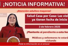 Salud Casa por Casa: Las visitas ya tienen fecha de inicio ¡Mantente al pendiente a esta fecha!