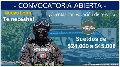 Se abrieron vacantes en la policía de San Nicolás de los Garza, Nuevo León con sueldos de $24,000 a $45,000 ¡Esto debes saber si vas a aplicar!