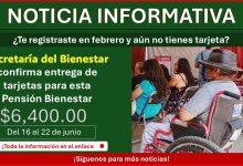 Secretaría del Bienestar confirma entrega de tarjetas del Bienestar para esta Pensión Bienestar ¡Habrá pagos dobles para estos beneficiarios!