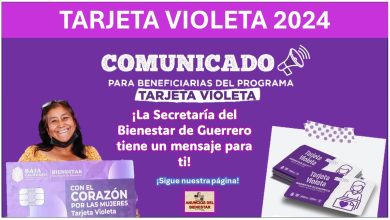 Secretaría del Bienestar de Guerrero lanza comunicado a las beneficiarias del programa Tarjeta Violeta, aquí todos los detalles