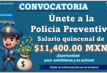 Seguridad Pública Los Cabos ofrece convocatoria de reclutamiento ofreciendo vacantes laborales como policía preventivo con atractivo sueldo de $11,400.00 MXN quincenales ¡Oportunidad para ex activos y exmilitares!