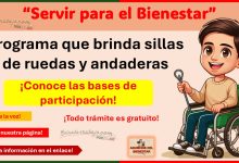 “Servir para el Bienestar” – Programa que brinda sillas de ruedas y andaderas ¡Conoce las bases de participación!