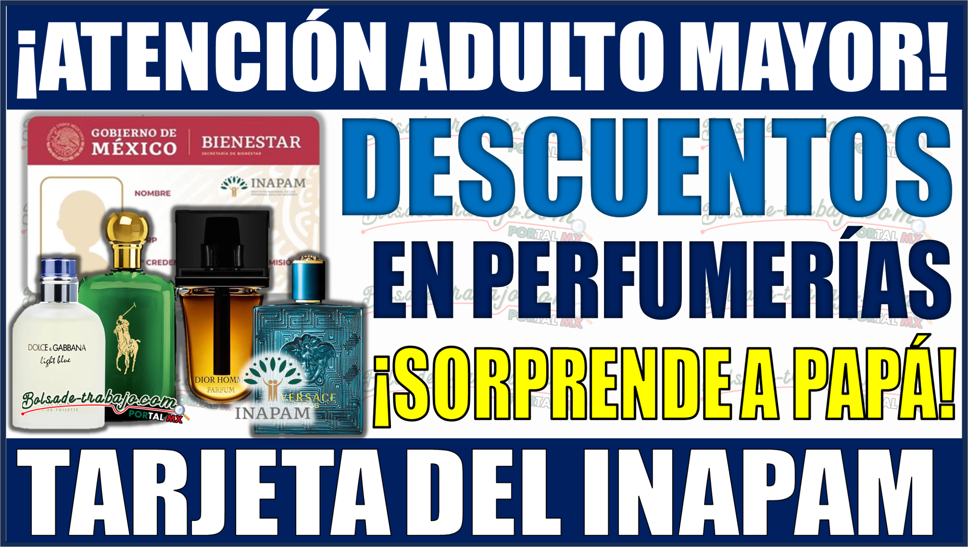 Tarjeta INAPAM: ¡Sorprende a papá con descuentos en estas 3 perfumerías!