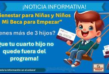 ¿Tienes más de 3 hijos? - ¡Que tu cuarto hijo no quede fuera del programa! Bienestar para Niñas y Niños Mi Beca para Empezar brinda esta oportunidad 