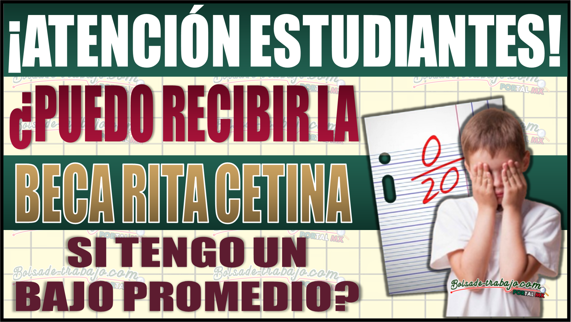 ¿Tienes un bajo promedio? Descubre si puedes recibir la Beca Rita Cetina