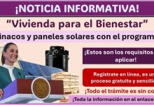 Tinacos y paneles solares con el programa Vivienda para el Bienestar ¡Estos son los requisitos para aplicar!