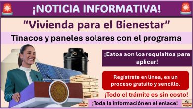 Tinacos y paneles solares con el programa Vivienda para el Bienestar ¡Estos son los requisitos para aplicar!