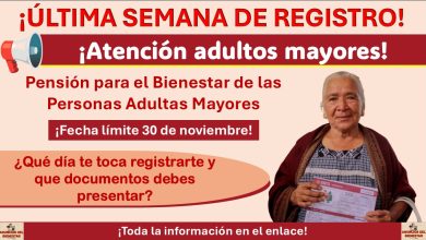 Última llamada para Adultos Mayores al registro de Pensión Bienestar - ¿Qué día te toca registrarte y que documentos debes presentar?