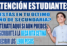 ¿Último año de secundaria? Descubre si puedes inscribirte a la Beca Rita Cetina 2024 y recibir $1,900 bimestrales