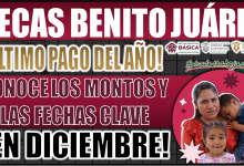 Último pago del año en diciembre de la Beca Benito Juárez 2024 ¡Conoce el monto acumulado y las fechas clave!