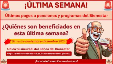 Últimos pagos a pensiones y programas del Bienestar - ¿Quiénes son beneficiados en esta última semana?