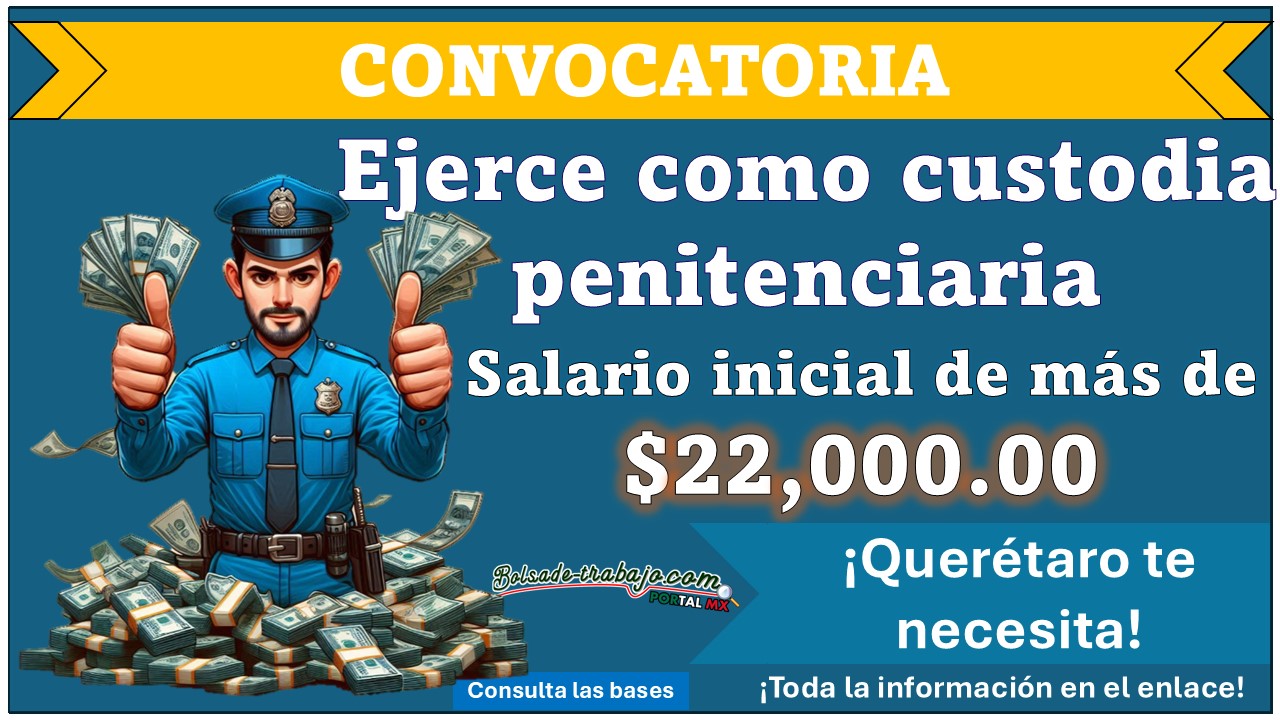 Únete a la CESP y gana más de $22,000.00 - La Comisión Estatal del Sistema Penitenciario de Querétaro te invita a sus sesiones informativas este 16 y 17 de agosto, aquí te compartimos la información