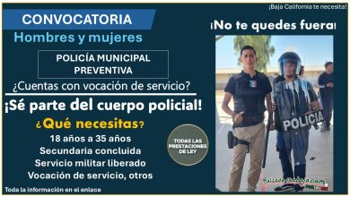 Únete a la Policía Municipal Preventiva de Baja California: ¡Conoce los requisitos para postularte!