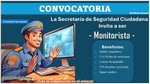 Únete a la Secretaría de Seguridad Ciudadana de General Escobedo como Monitorista de su C4iEscobedo