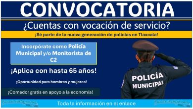 Únete a la policía municipal: Conoce la convocatoria de reclutamiento de Teolocholco, Tlaxcala ¡Aplica con hasta 65 años!