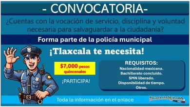 Únete a la policía municipal de Calpulalpan, Tlaxcala y recibe el nuevo sueldo de $7,000 pesos quincenales ¡Convocatoria abierta todo el mes de enero!