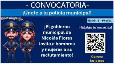 Únete a la policía municipal en Hidalgo, conoce el municipio que está reclutando con estudios mínimos de Bachillerato