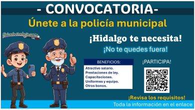 Únete a la policía municipal en el estado de Hidalgo, conoce el municipio que está reclutando con hasta 45 años