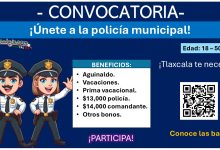 Únete a la policía municipal y protege a Tlaxcala, conoce el municipio que invita con hasta 50 años y ofrece $13,000 como policía y $14,000 como comandante - Participa en la convocatoria 2024