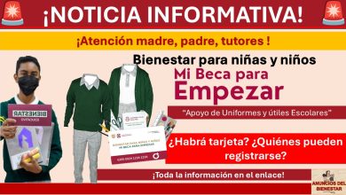 Uniformes y Útiles Escolares de Mi Beca para Empezar: ¿Habrá tarjeta? ¿Quiénes pueden registrarse?