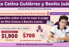 Ya comenzaron los depósitos de las Becas Bienestar: Así puedes saber si ya te cayo tu pago de Rita Cetina o Benito Juárez