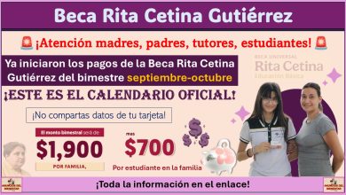 Ya iniciaron los pagos de la Beca Rita Cetina Gutiérrez ¡Este es el calendario oficial!