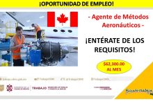 Empleo para Agente de Métodos Aeronáuticos en Empresa Canadiense