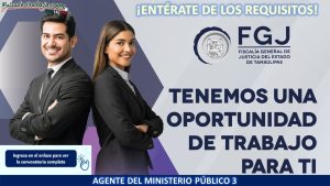 Convocatoria Agente de Ministerio Público 3 en Tamaulipas