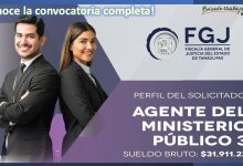 Convocatoria Agente del Ministerio Público 3 de FGE Tamaulipas