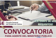 Convocatoria Agente del Ministerio Público de la FGJ Colima