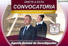 Convocatoria Agente Estatal de Investigación de Baja California
