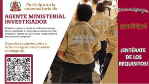 Convocatoria Agente Ministerial Investigador de Campeche