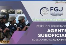 Convocatoria Agente Suboficial de FGE Tamaulipas