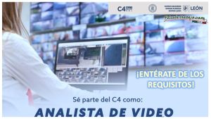 Convocatoria Analista de Video en León, Guanajuato