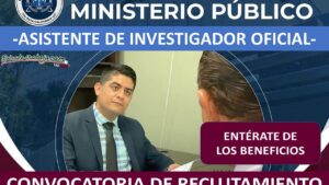 Convocatoria Asistente de Investigador Oficial, Baja California