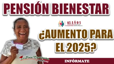 PENSIÓN BIENESTAR| CONOCE EL MONTO PARA ESTE PRÓXIMO 2025