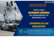 Convocatoria Ayudante General del Departamento de Ingeniería Civil en Apodaca