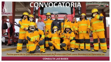 Convocatoria Bombero (a) Operador (a) en Tultitlán, Estado de México