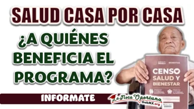 SALUD CASA POR CASA| ¿A QUIÉNES BENEFICIA EL PROGRAMA?
