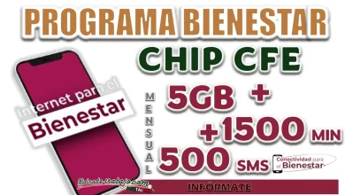 PROGRAMA BIENESTAR| ¿CÓMO SOLICITAR EL CHIP DE CFE CON INTERNET GRATUITO?