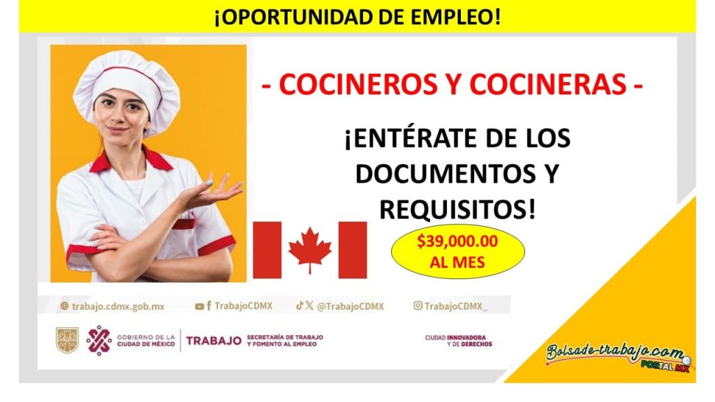 Salario De 39 000 00 Convocatoria Cocineros Y Cocineras Canad 2024   Cocineros Y Cocineras Canada 1024x576 