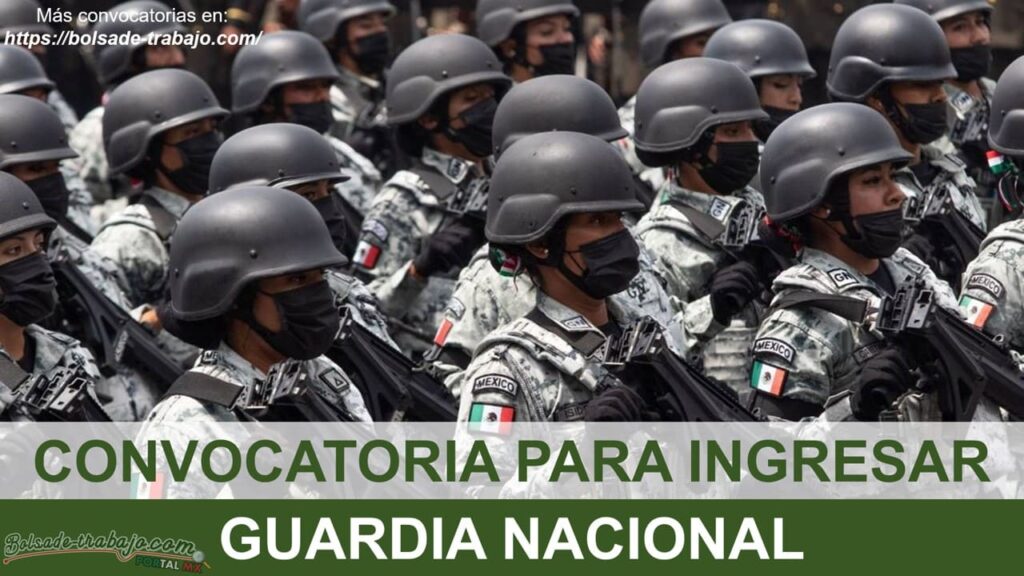 ¿Cómo me registro a la convocatoria Guardia Nacional?