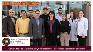 Convocatoria Contratación de Profesionistas para la FGJ de Sonora